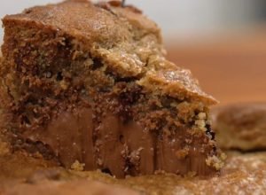 Cookie de preguiçoso agora só faço a sobremesa na versão gigante para a família inteira e muito mais fácil e rápido